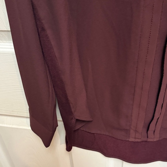 Ann Taylor Rich Burgundy Blouse - Picture 6 of 8